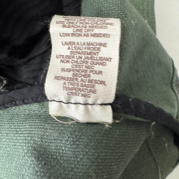 Free People‎ Peplum Olive Denim Military Utility Jacket Size 12 - Picture 3 of 9